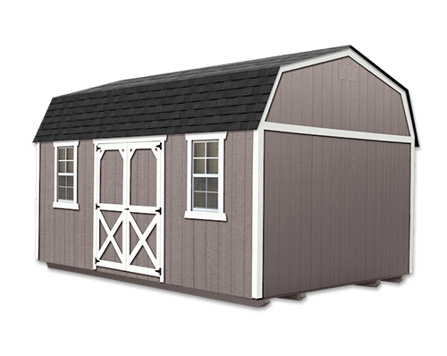 Lofted barn shed